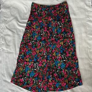 Gap Floral Midi Skirt